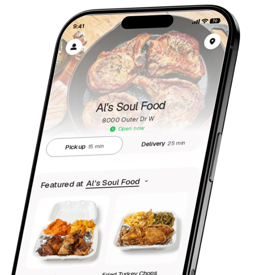 Al's Soul Food app preview