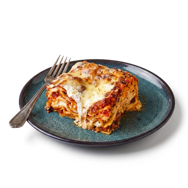 Lasagna with Meat Sauce.