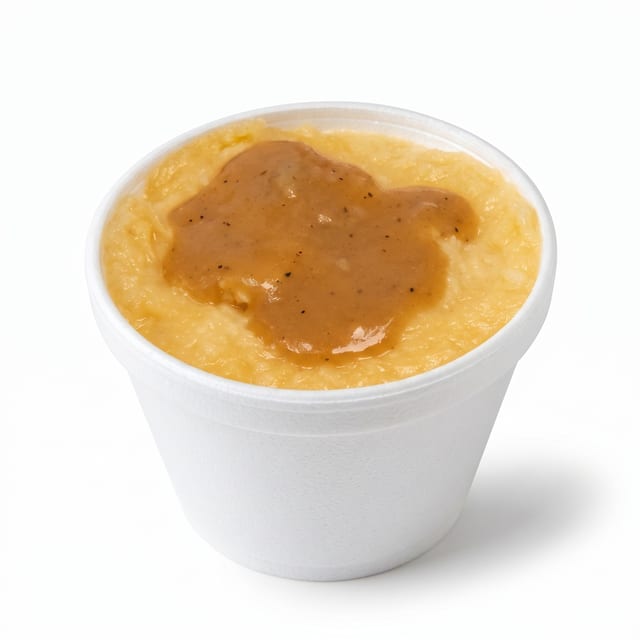 Mashed Potatoes with Gravy.