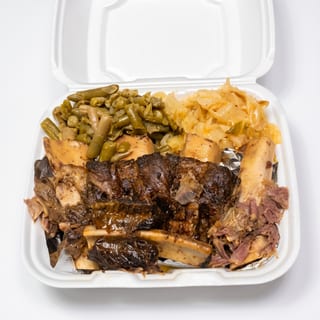 Beef Ribs with Two Sides